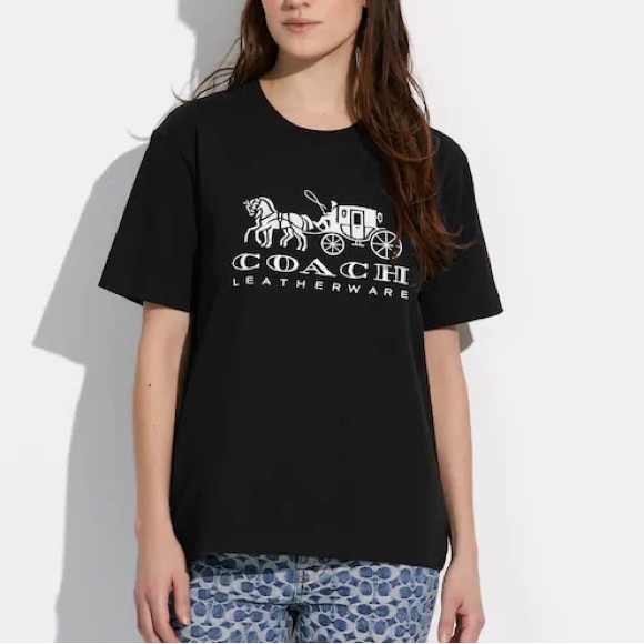 COACH: Horse And Carriage T Shirt - Picture 6 of 7